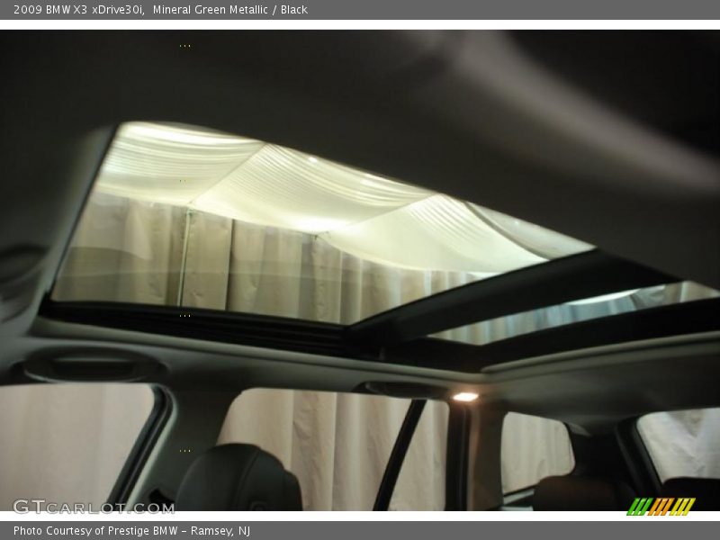 Mineral Green Metallic / Black 2009 BMW X3 xDrive30i