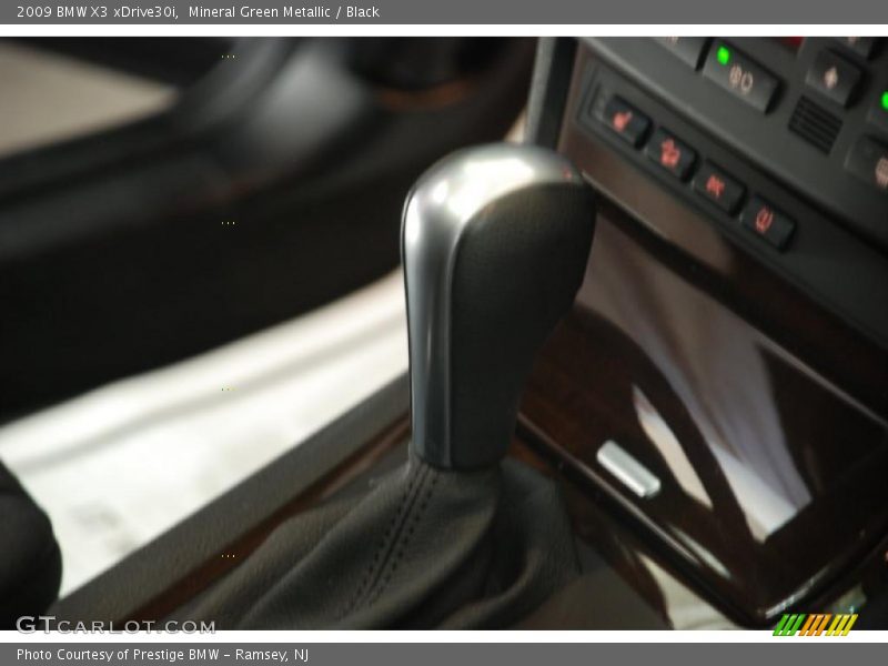 Mineral Green Metallic / Black 2009 BMW X3 xDrive30i