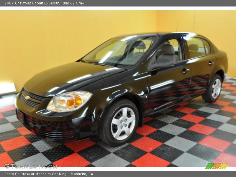 Black / Gray 2007 Chevrolet Cobalt LS Sedan