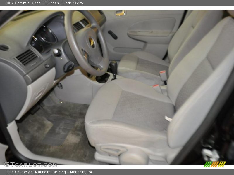 Black / Gray 2007 Chevrolet Cobalt LS Sedan