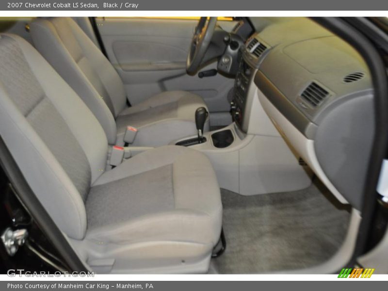 Black / Gray 2007 Chevrolet Cobalt LS Sedan