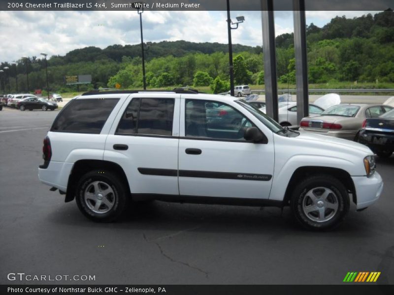 Summit White / Medium Pewter 2004 Chevrolet TrailBlazer LS 4x4