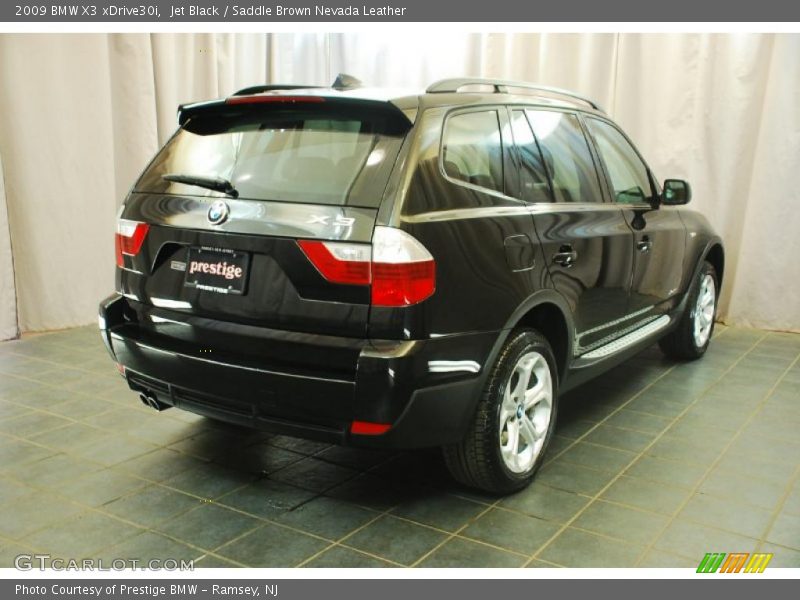 Jet Black / Saddle Brown Nevada Leather 2009 BMW X3 xDrive30i