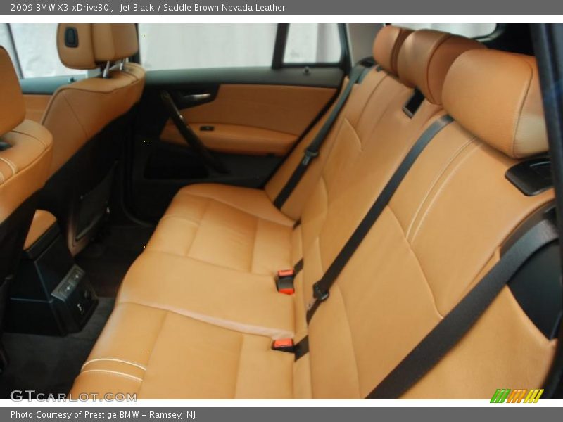 Jet Black / Saddle Brown Nevada Leather 2009 BMW X3 xDrive30i