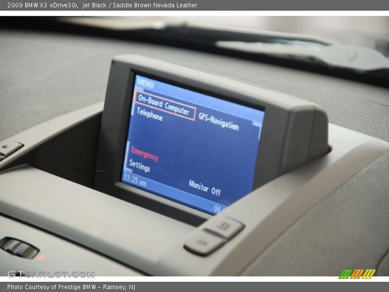 Jet Black / Saddle Brown Nevada Leather 2009 BMW X3 xDrive30i