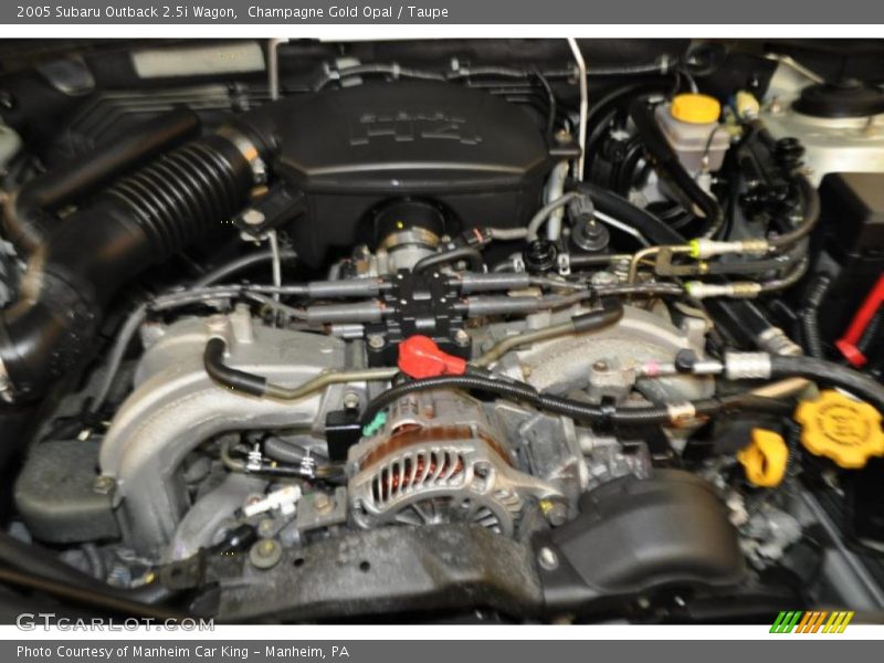 Champagne Gold Opal / Taupe 2005 Subaru Outback 2.5i Wagon