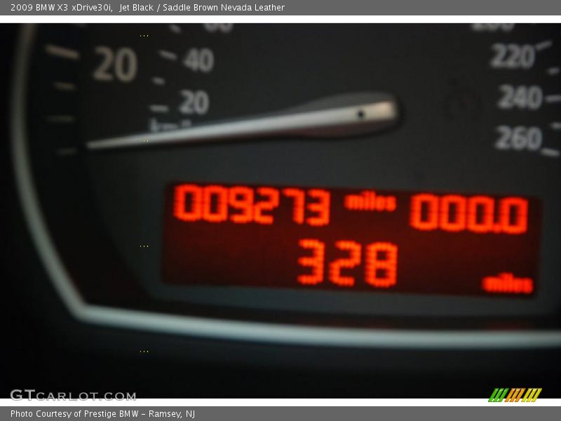 Jet Black / Saddle Brown Nevada Leather 2009 BMW X3 xDrive30i