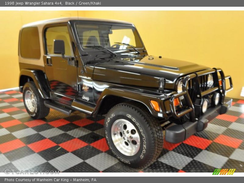 Black / Green/Khaki 1998 Jeep Wrangler Sahara 4x4