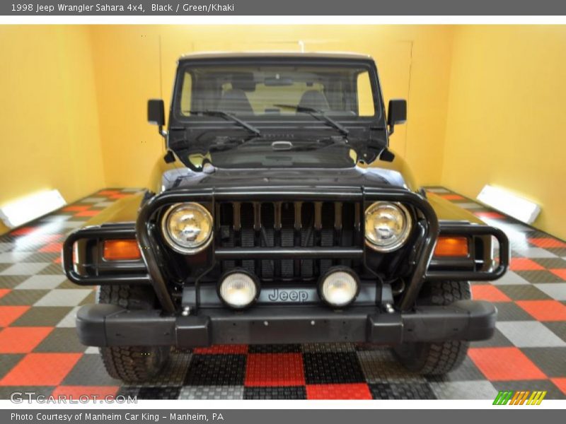 Black / Green/Khaki 1998 Jeep Wrangler Sahara 4x4
