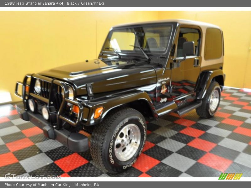 Black / Green/Khaki 1998 Jeep Wrangler Sahara 4x4