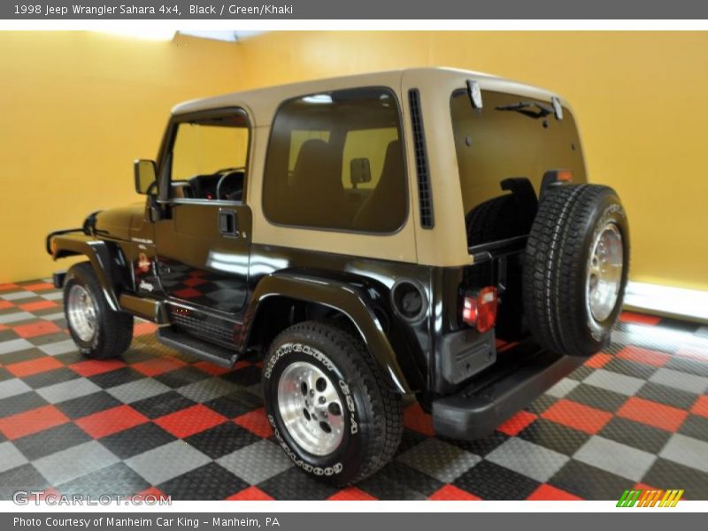 Black / Green/Khaki 1998 Jeep Wrangler Sahara 4x4