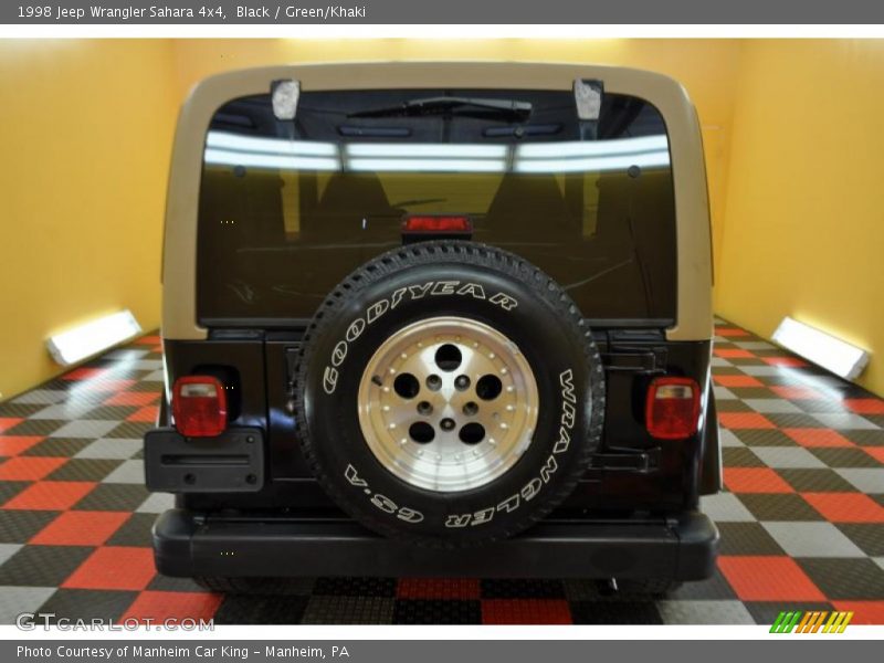 Black / Green/Khaki 1998 Jeep Wrangler Sahara 4x4