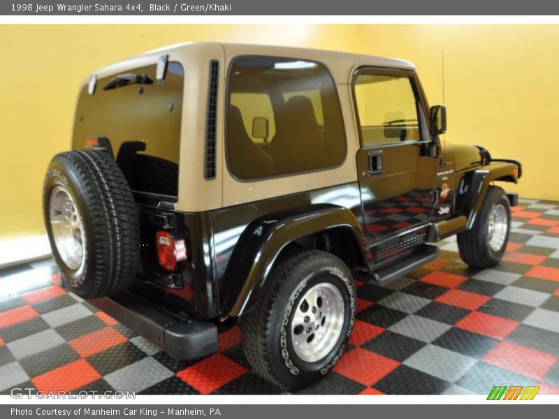 Black / Green/Khaki 1998 Jeep Wrangler Sahara 4x4