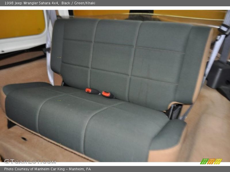 Black / Green/Khaki 1998 Jeep Wrangler Sahara 4x4