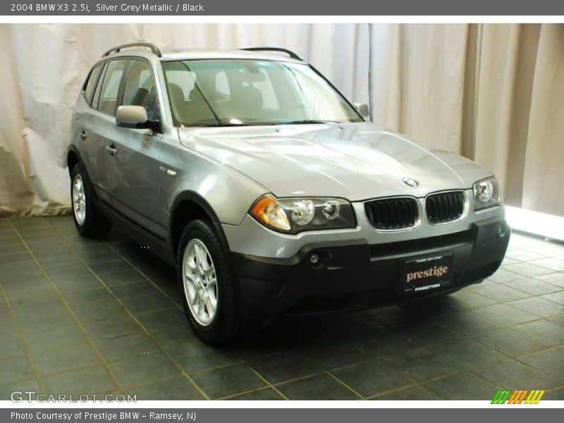 Silver Grey Metallic / Black 2004 BMW X3 2.5i