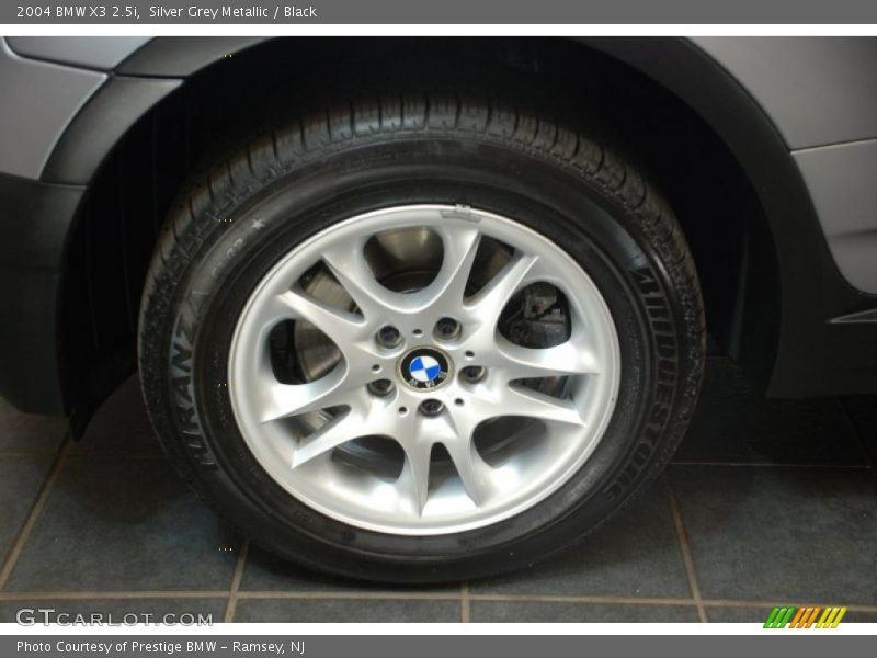 Silver Grey Metallic / Black 2004 BMW X3 2.5i