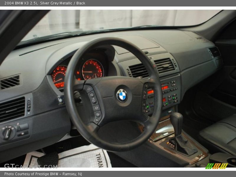 Silver Grey Metallic / Black 2004 BMW X3 2.5i