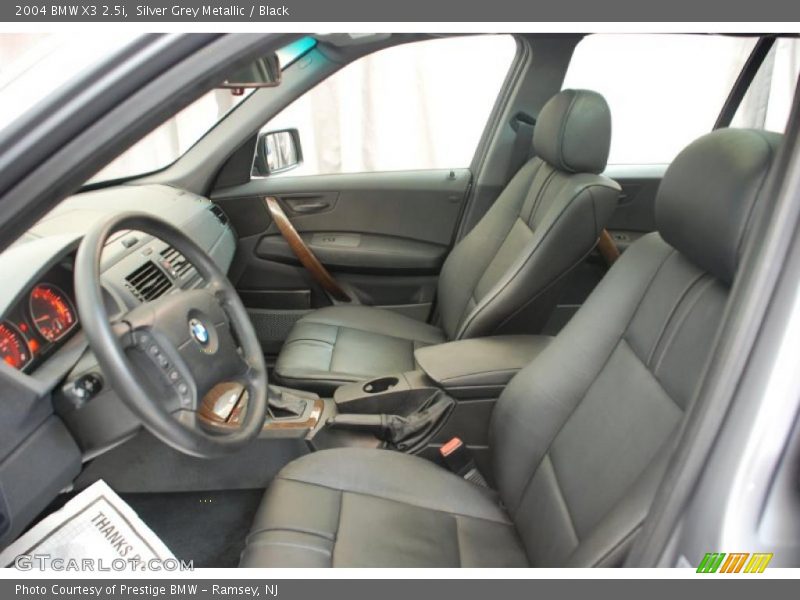 Silver Grey Metallic / Black 2004 BMW X3 2.5i