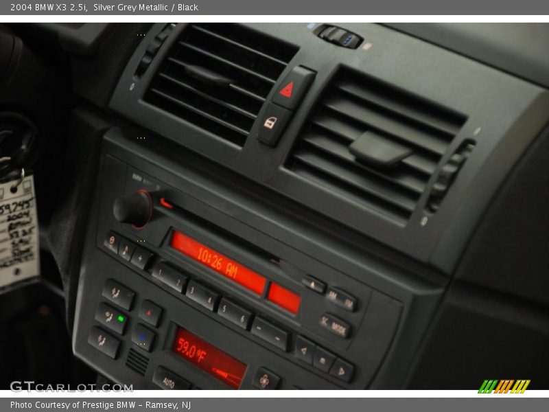 Silver Grey Metallic / Black 2004 BMW X3 2.5i
