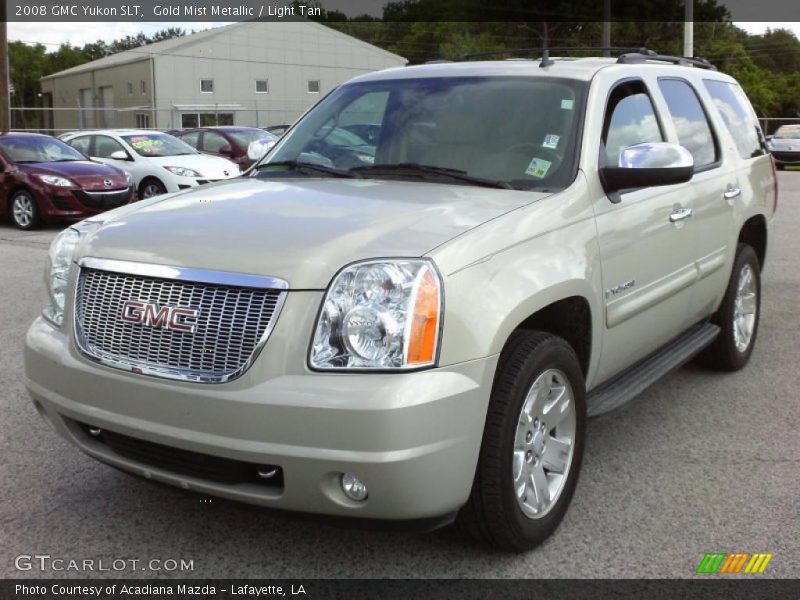 Gold Mist Metallic / Light Tan 2008 GMC Yukon SLT