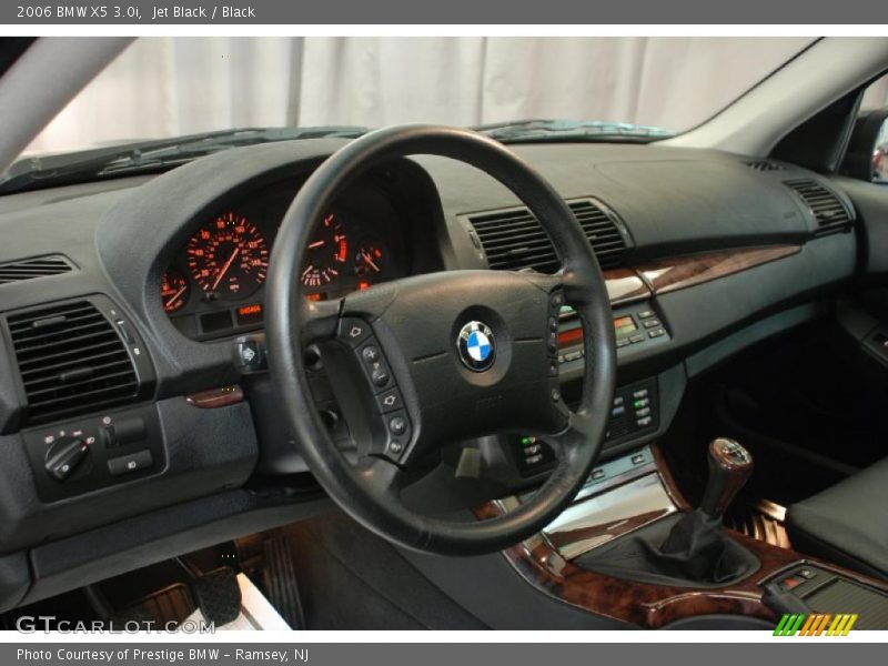 Jet Black / Black 2006 BMW X5 3.0i