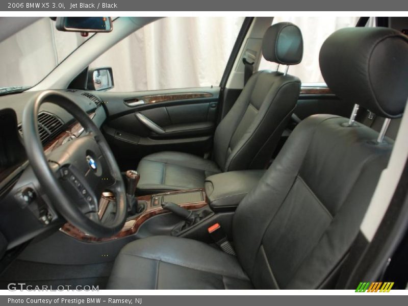 Jet Black / Black 2006 BMW X5 3.0i