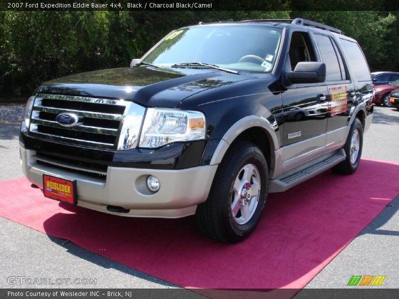 Black / Charcoal Black/Camel 2007 Ford Expedition Eddie Bauer 4x4