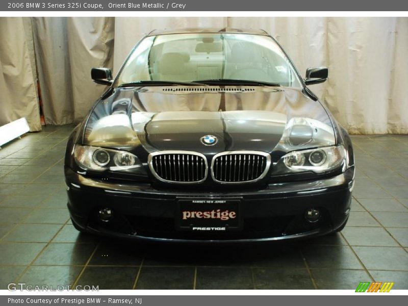 Orient Blue Metallic / Grey 2006 BMW 3 Series 325i Coupe