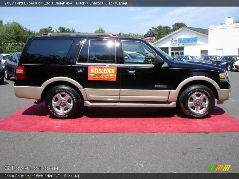 Black / Charcoal Black/Camel 2007 Ford Expedition Eddie Bauer 4x4