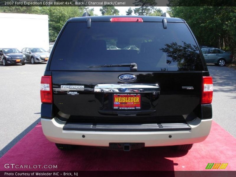Black / Charcoal Black/Camel 2007 Ford Expedition Eddie Bauer 4x4