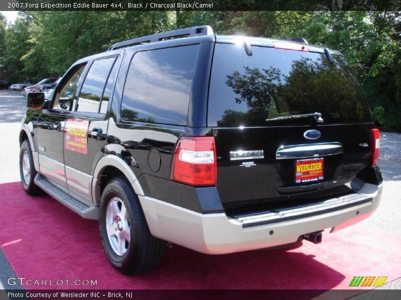 Black / Charcoal Black/Camel 2007 Ford Expedition Eddie Bauer 4x4
