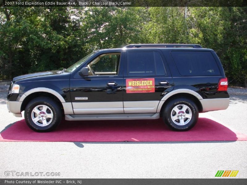 Black / Charcoal Black/Camel 2007 Ford Expedition Eddie Bauer 4x4