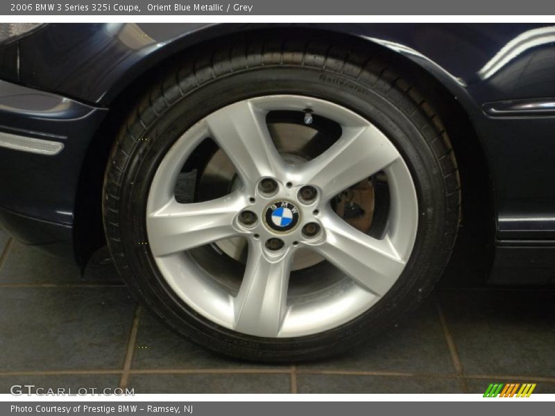 Orient Blue Metallic / Grey 2006 BMW 3 Series 325i Coupe