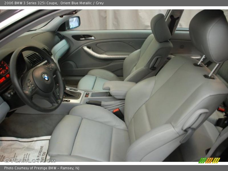 Orient Blue Metallic / Grey 2006 BMW 3 Series 325i Coupe