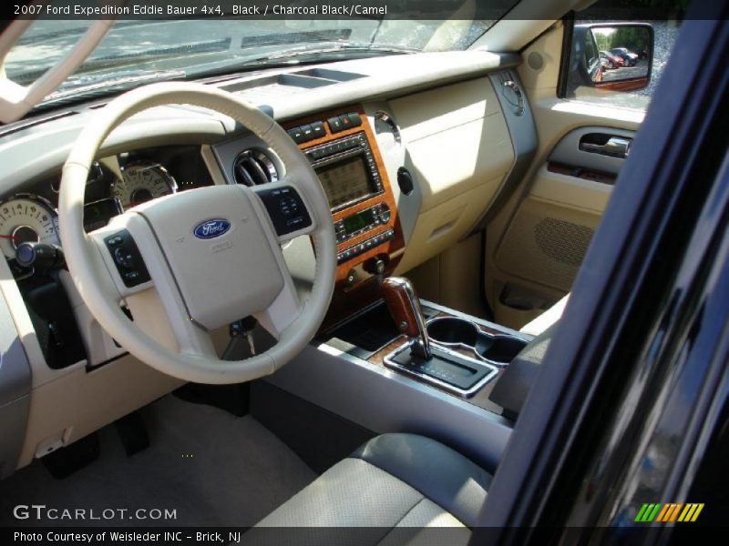 Black / Charcoal Black/Camel 2007 Ford Expedition Eddie Bauer 4x4