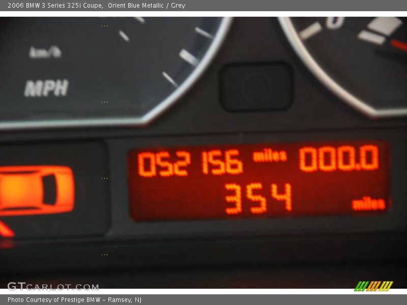 Orient Blue Metallic / Grey 2006 BMW 3 Series 325i Coupe