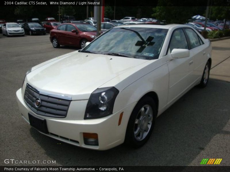 White Diamond / Light Neutral 2004 Cadillac CTS Sedan