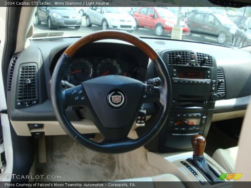 White Diamond / Light Neutral 2004 Cadillac CTS Sedan