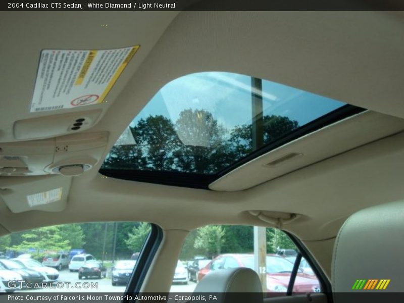 White Diamond / Light Neutral 2004 Cadillac CTS Sedan