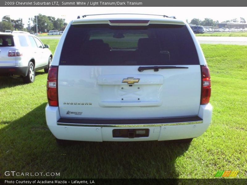 Summit White / Light Titanium/Dark Titanium 2009 Chevrolet Suburban LTZ