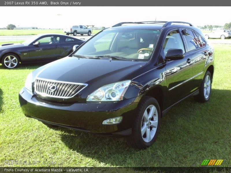 Black Onyx / Ivory 2007 Lexus RX 350 AWD