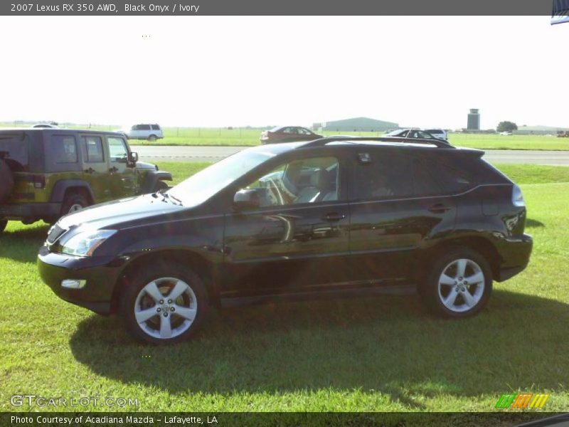 Black Onyx / Ivory 2007 Lexus RX 350 AWD