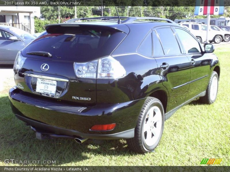 Black Onyx / Ivory 2007 Lexus RX 350 AWD