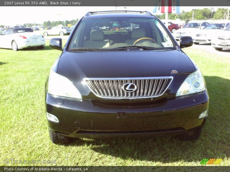 Black Onyx / Ivory 2007 Lexus RX 350 AWD