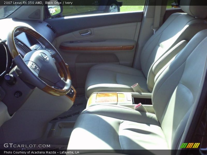 Black Onyx / Ivory 2007 Lexus RX 350 AWD