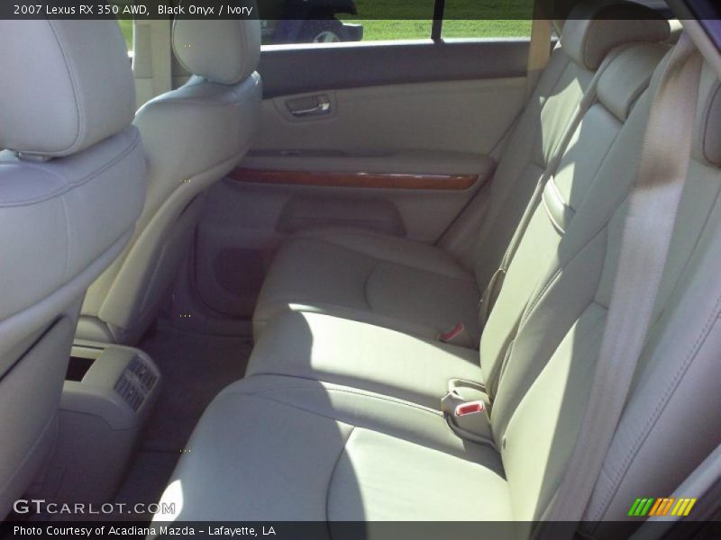 Black Onyx / Ivory 2007 Lexus RX 350 AWD