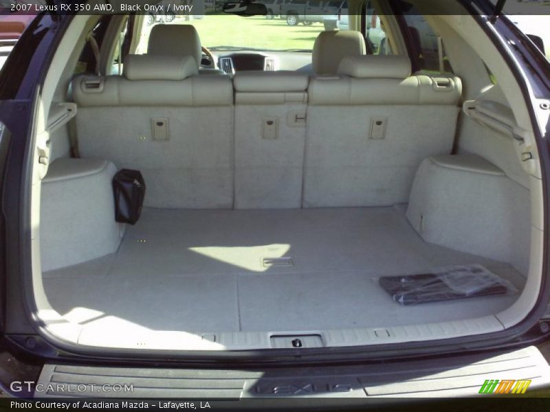 Black Onyx / Ivory 2007 Lexus RX 350 AWD
