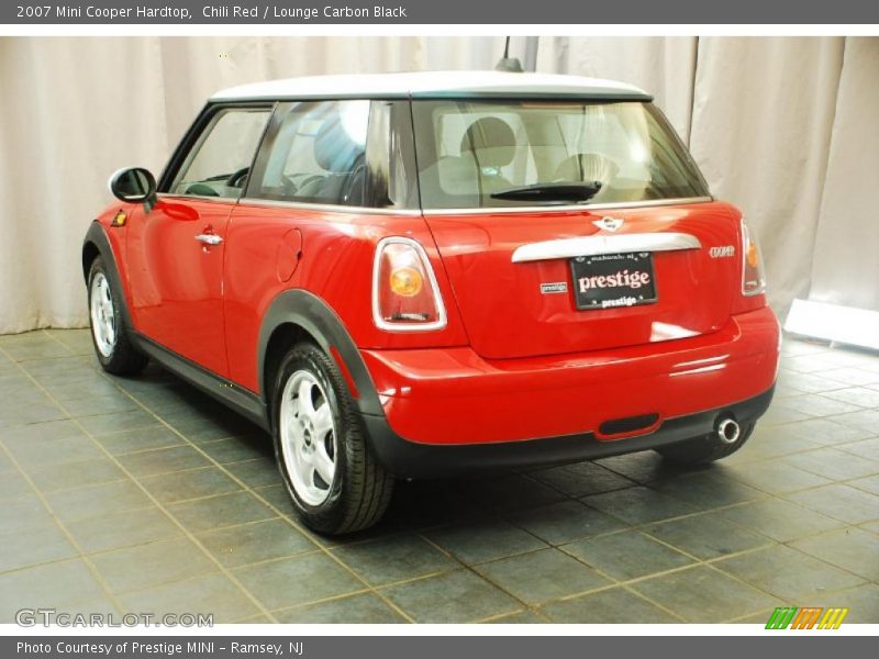 Chili Red / Lounge Carbon Black 2007 Mini Cooper Hardtop