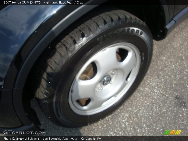 Nighthawk Black Pearl / Gray 2007 Honda CR-V LX 4WD