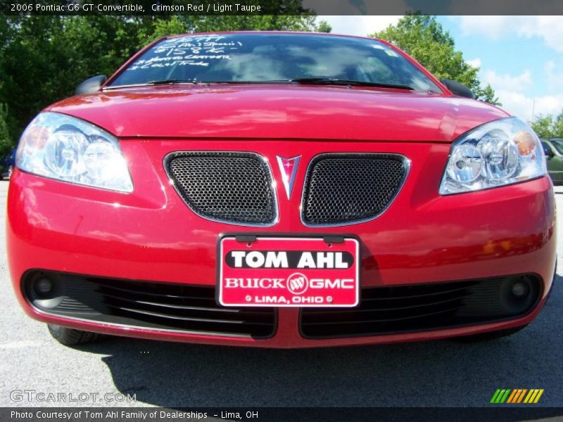 Crimson Red / Light Taupe 2006 Pontiac G6 GT Convertible